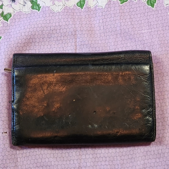 🖤Vintage 1990s Black Leather Calvin Klein Wallet🎼 - Picture 2 of 6